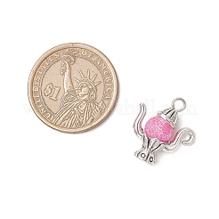 Подвески из окрашенного матового натурального состаренного агата&nbsp;PALLOY-JF04075-03