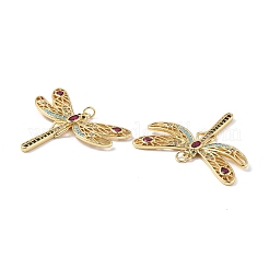 Латунные подвески из микро-паве&nbsp;KK-E068-VF349