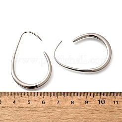 Серьги-подвески из латуни в форме слезы&nbsp;EJEW-R018-01P