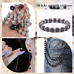 Наборы для изготовления браслетов из смоляных бусин-стразов в стиле «сделай сам»&nbsp;DIY-ME0001-20