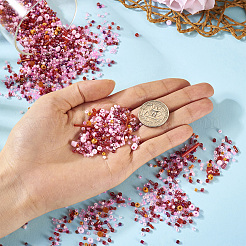 100 г 2-х цветных стеклянных бусин&nbsp;SEED-TA0001-17B