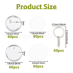 120 пакет 2 набора для изготовления железных брошей своими руками&nbsp;DIY-DC0003-85