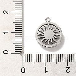 Солнечные обереги из натурального родонита&nbsp;STAS-B074-05P-01