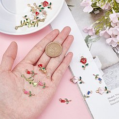 Подвески из эмали и сплава&nbsp;PALLOY-SC0002-76