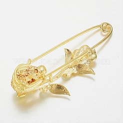 Сплав стекла стразы брошки&nbsp;LS-JEWB-G001-01