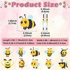 20 шт. 10 вида бусин из ПВХ и силикона&nbsp;FIND-YW0017-88