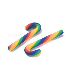 Рождественские бусины из полимерной глины ручной работы&nbsp;CLAY-P005-04E