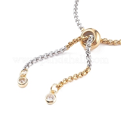 Изготовление браслетов-слайдеров из нержавеющей стали 304&nbsp;AJEW-JB01118-01