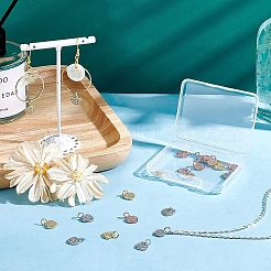 24 шт. 3 цвета латунные микро проложить прозрачные кубические циркониевые подвески&nbsp;KK-NB0001-41