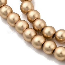 Гальванические нити из синтетических немагнитных гематитовых бусин&nbsp;G-H327-D01-01A