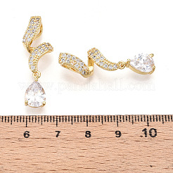 Латунные микро проложить кубического циркония подвески&nbsp;KK-T070-65A