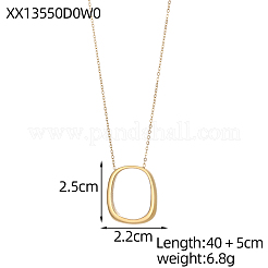 Ожерелья из нержавеющей стали 304&nbsp;STAS-OY011-64G