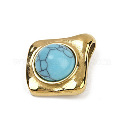 Синтетические бирюзовые подвески&nbsp;X-STAS-Q350-21A