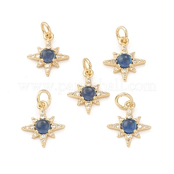 Брелки из экологически чистой латуни с микропаве и кубическим цирконием&nbsp;X-KK-I698-28G