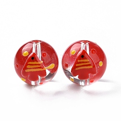 Прозрачные стеклянные бусины&nbsp;LAMP-B021-03A-08