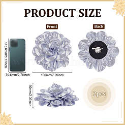 2 шт. атласные броши&nbsp;JEWB-FG0001-48B