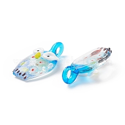 Подвески Lampwork ручной работы для Хэллоуина&nbsp;X-DP007MY