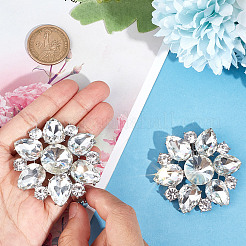 Съемный зажим для пряжки из сплава&nbsp;DIY-WH0032-16P