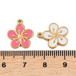 Подвески из нержавеющей стали 304 с эмалью&nbsp;STAS-A135-15B-G