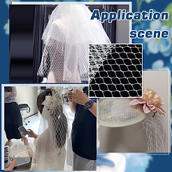 Свадебная фата из полиэстера&nbsp;DIY-WH0622-070