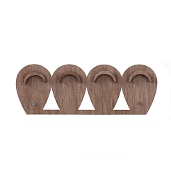 Стойки для ювелирных изделий из дерева на 4 слот&nbsp;ODIS-A014-01A