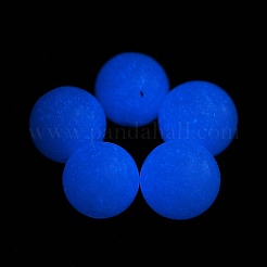 Синтетические светящиеся каменные круглые бусины&nbsp;G-WH0026-08A-06A