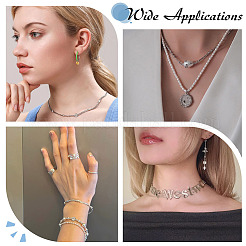 60 шт. бусины из нержавеющей стали марки 304&nbsp;STAS-ME0002-51