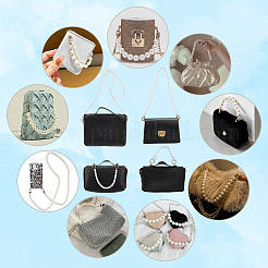 4шт. 4-х стильный ремешок для сумки из АБС-пластика с жемчужными бусинами&nbsp;FIND-FH0005-32B