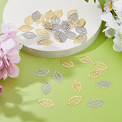 40 шт. подвески из нержавеющей стали 304 двух цветов&nbsp;STAS-DC0017-08