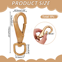 Латунь поворотные пряжки&nbsp;KK-AR0001-93B