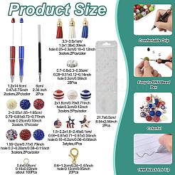 Наборы для изготовления ручек из бисера своими руками на день независимости&nbsp;DIY-FS0009-50