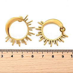 Серьги-гвоздики из нержавеющей стали 304&nbsp;EJEW-B140-01G