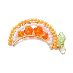 Круглые стеклянные бусины в виде фруктов&nbsp;PALLOY-MZ00864-01