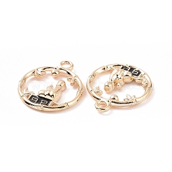 Подвески из эмали и сплава&nbsp;ENAM-G213-12KCG