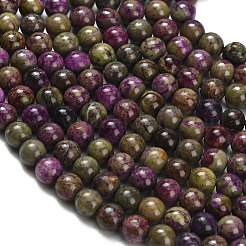 Натуральные нити атлантиситовых бусин из стихтита&nbsp;G-Z110-C06-4mm