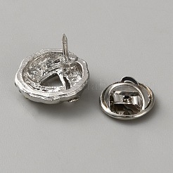 Броши со стразами из цинкового сплава&nbsp;AJEW-WH0816-239P-02