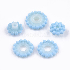 Прорезиненные бисера стиль акриловые&nbsp;LS-MACR-T022-02C