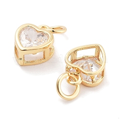 Латунные микро проложить кубического циркония подвески&nbsp;KK-P271-02G-B