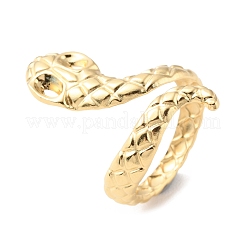 Кольца-манжеты из нержавеющей стали 304 в форме змеи RJEW-D002-30G