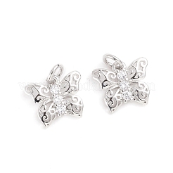 Латунные микро проложить кубического циркония подвески&nbsp;ZIRC-E164-18A-P