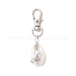 Океан коллекция подвесные украшения из ракушек&nbsp;HJEW-JM03210-02