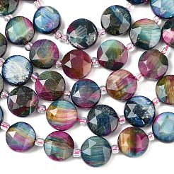 Природных тигровый глаз бисер нитей&nbsp;G-F812-C09-01C