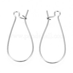 Фурнитура для сережек-колец из нержавеющей стали 304&nbsp;STAS-S117-008E-01