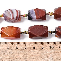 Природный агат бисер нитей&nbsp;G-P605-I01-01