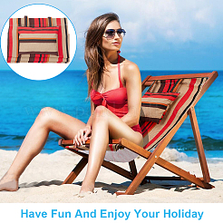 Полосатый узор стул холст ткань&nbsp;AJEW-WH0248-452C