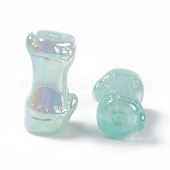 УФ-покрытие радужными переливающимися акриловыми бусинами&nbsp;PACR-M003-06