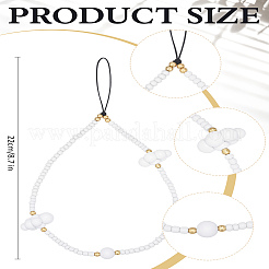 1 шт. акриловые ремешки для мобильного телефона&nbsp;HJEW-LP0002-03B