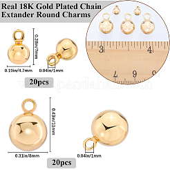 40шт 2 стиля латунные подвески&nbsp;KK-BBC0015-23