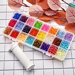 216 г 24 стиля прозрачные акриловые бусины&nbsp;MACR-SZ0001-59