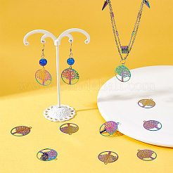 60 шт. ионное покрытие (ip) 201 филигранные подвески из нержавеющей стали&nbsp;STAS-DC0012-61